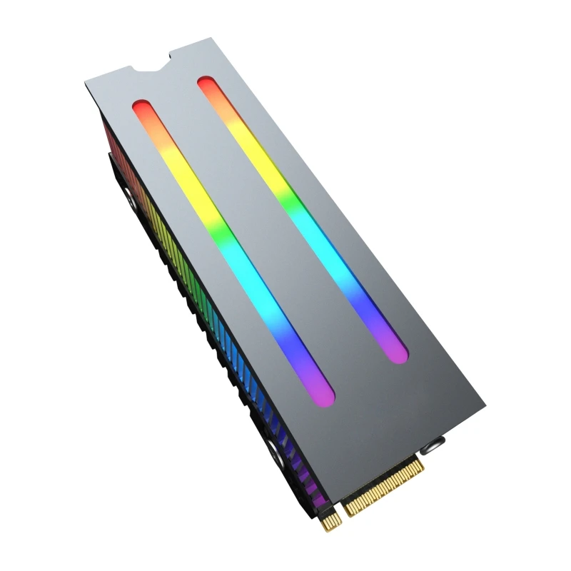 

5V ARGB M.2 Cooler Aluminum Alloy Cooling Heatsink Motherboard Sync M2 NGFF 2280