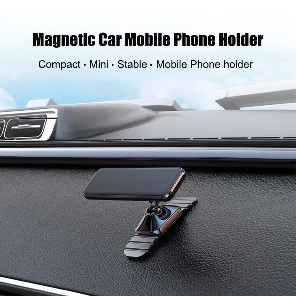 

Универсальный автомобильный держатель для телефона, сильный магнитный автомобильный держатель-наклейка на 360 градусов, вращение телефона, ...