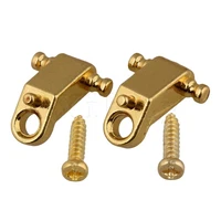 2 pcs golden silver copper electric guitar roller string trees string retainers guitar accessories