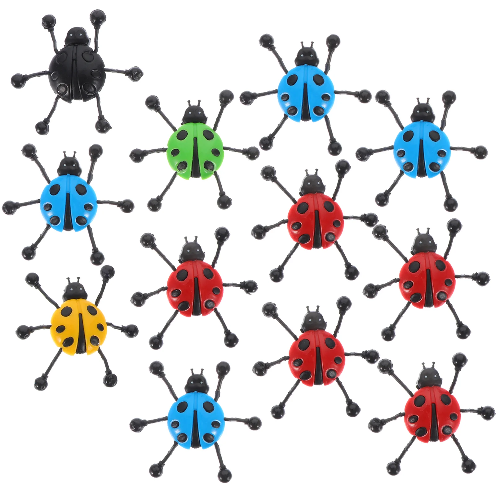 Эластичные игрушки с насекомыми скалолазание божья коровка забавные липкие окна