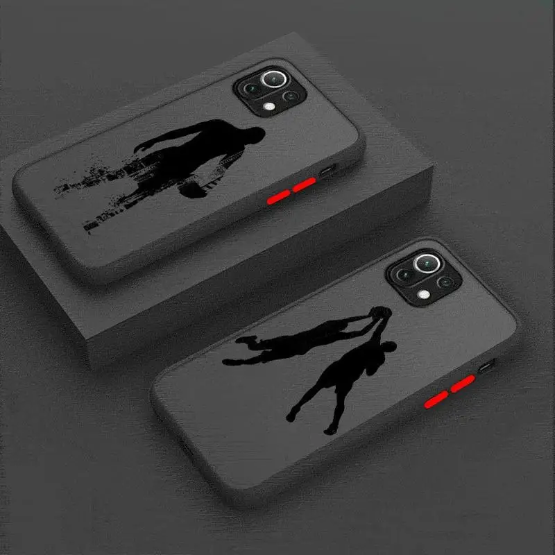 Чехол для телефона с футбольными фигурками Xiaomi Redmi 13C1 2 5G 10C 12C 9 10 9A 9T 9C A1 A2 Plus K40 Pro