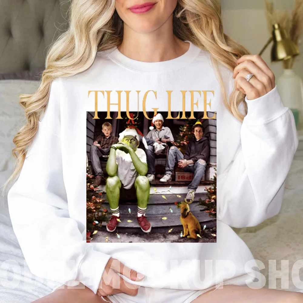 EOENKKY Рождественская толстовка из полиэстера