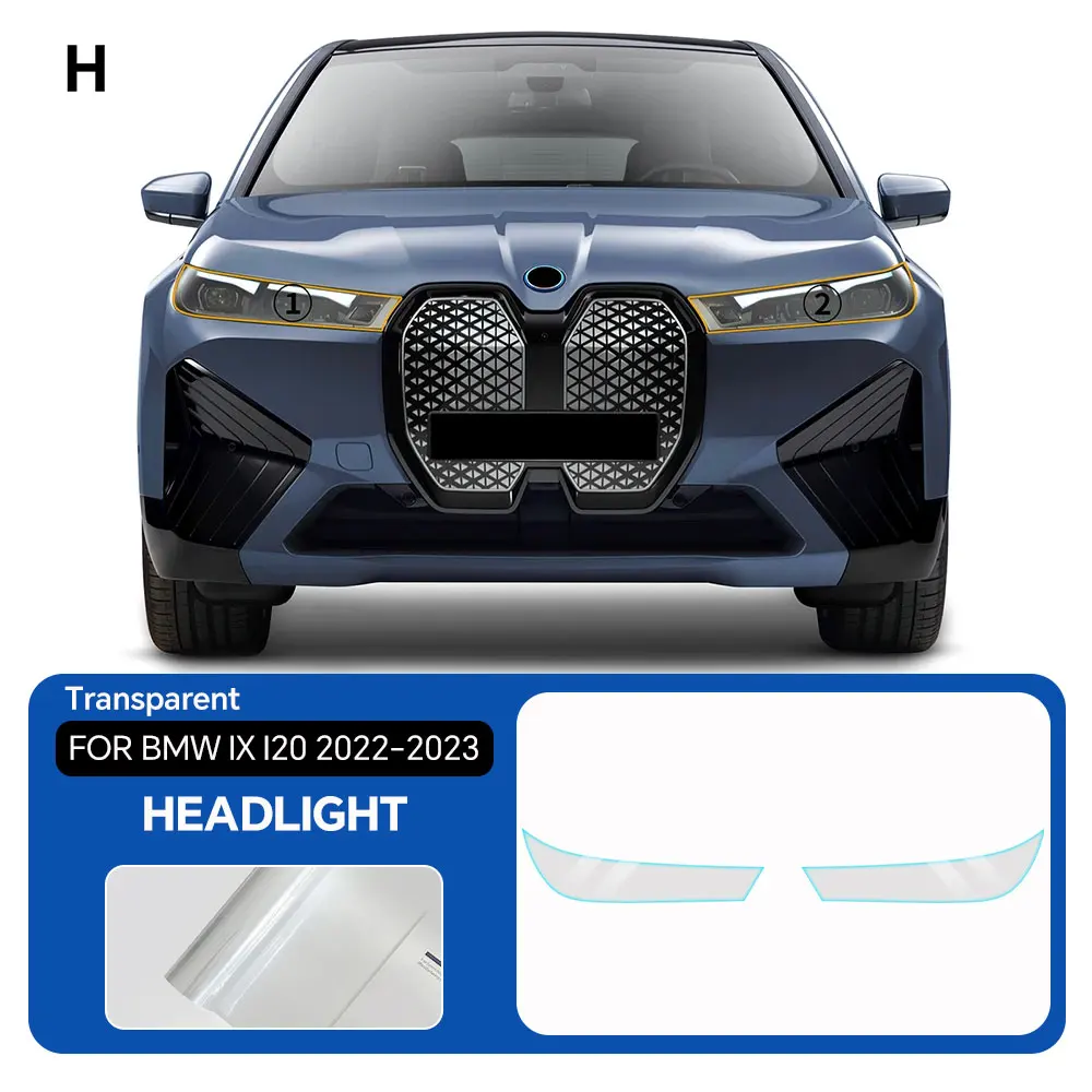 

Для BMW IX50 IX40 M60 Xdrive i20 2022 2023, ТПУ, пленка для фар заднего вида, защитная пленка для автомобильной краски, прозрачная наклейка PPF