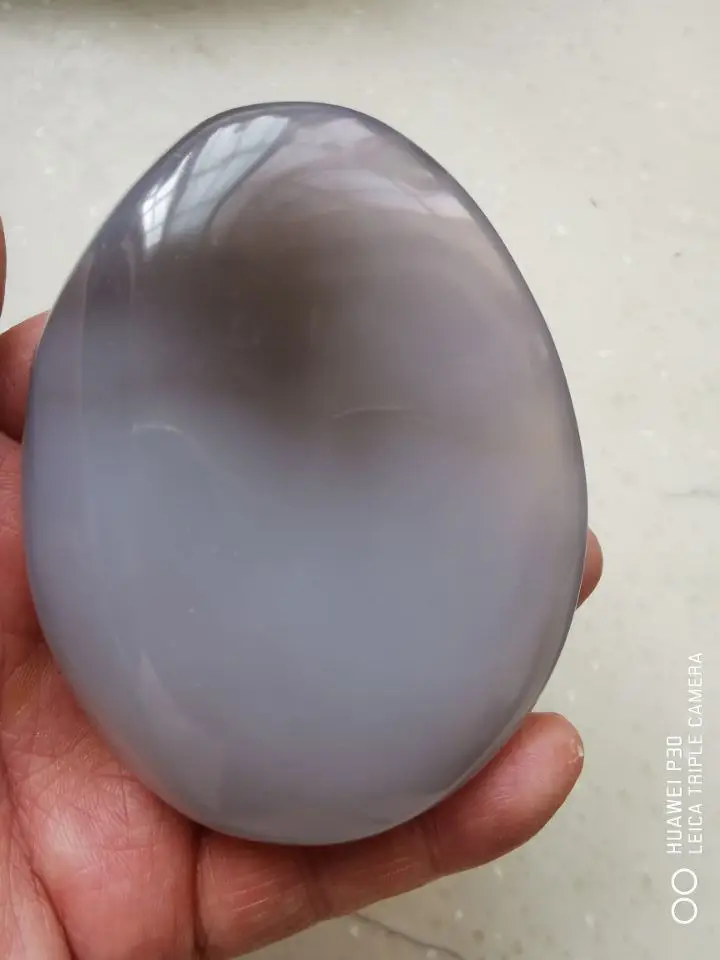 3.55" Crystallization Agate Enhydro Crystal  "LARGE Water Bubble"