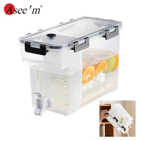3 5 l 1 gallon large leak proof refrigerator cold water dispensers bottle with faucet portable beverage drink barrel for camping