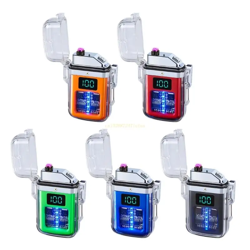 

Электрическая двойная дуга Водонепроницаемая многофункциональная для прогулок на открытом воздухе путешествия Прямая поставка