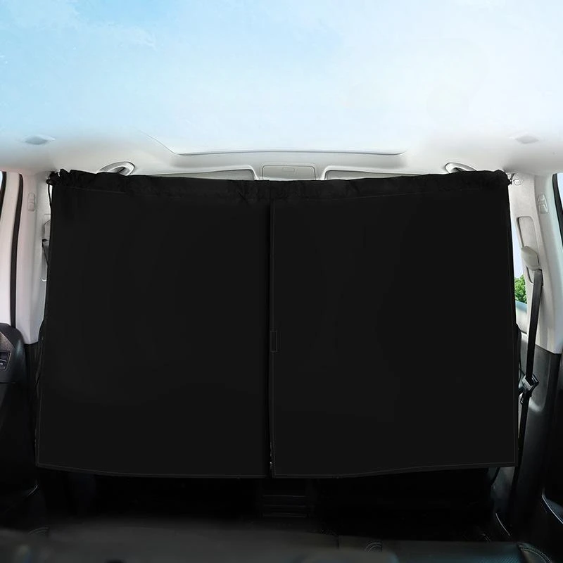 

Car Curtain Privacy Window Shades Private Blackout Curtain Car Front Rear Partition Sunscreen Heat Insulation Curtain Protector