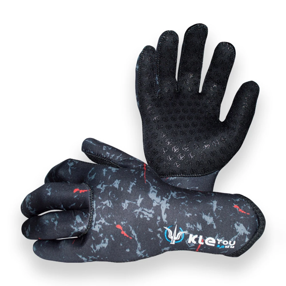 

3MM Neoprene Diving Gloves Non-Slip Stab-Resistant Wear-Resistant Diving Gloves Warm And Cold Underwater Hunting Gloves 2022