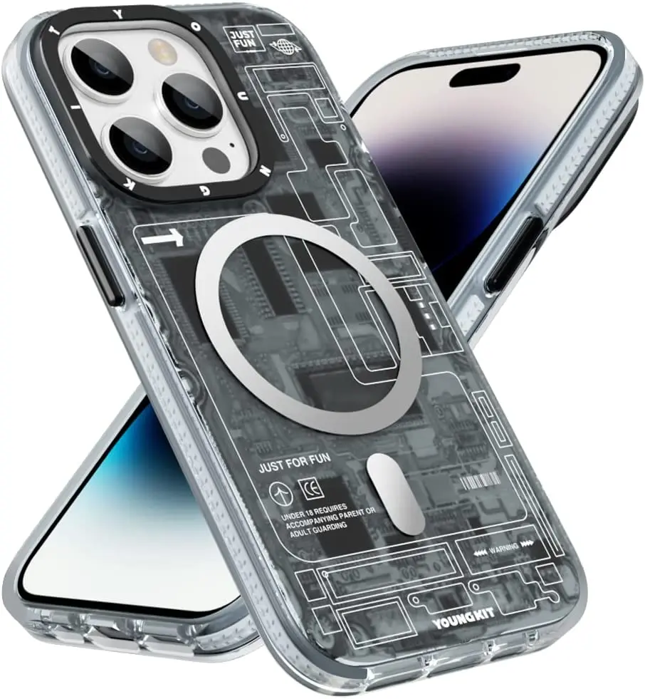 YOUNGKIT for iPhone 14 Pro Max Case Thin Compatible with MagSafe Military Grade Protection Magnetic For iphone 14 pro Case