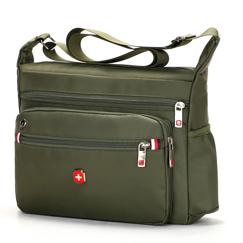 2023 New Men's Shoulder Bag Fashion Business Messenger bag Student Messenger Bag Large Capacity Waterproof Men's Messenger Bag