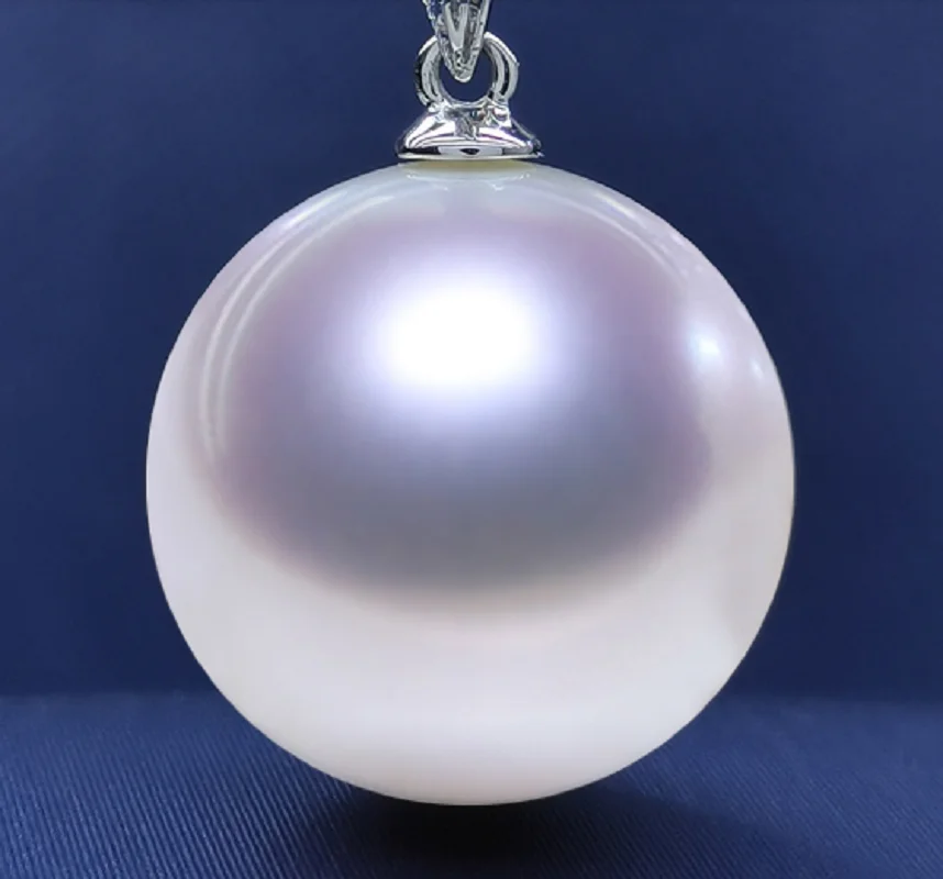 

Huge 16mm Natural South sea genuine white round Pearl Pendant Free Shipping for Women Jewelry Pendant 022