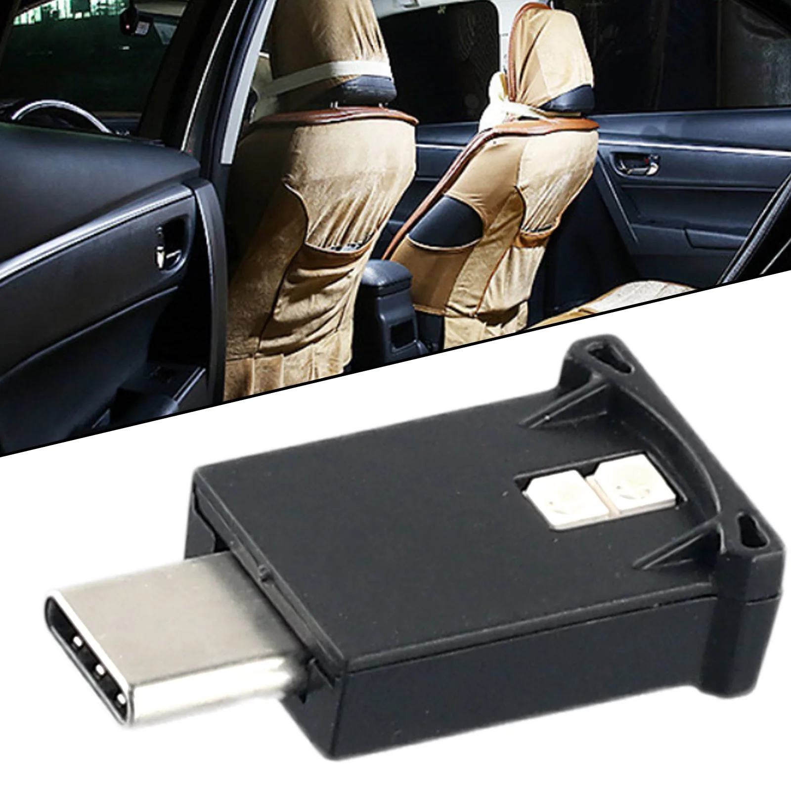Автомобильный USB-C окружающий свет небольшой ночник светочувствительная