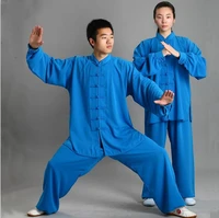 chi exercise long suit traditional chinese tai uniform clothing 14 taichi kungfu clothing men sleeved uniforms wushu color 14 co