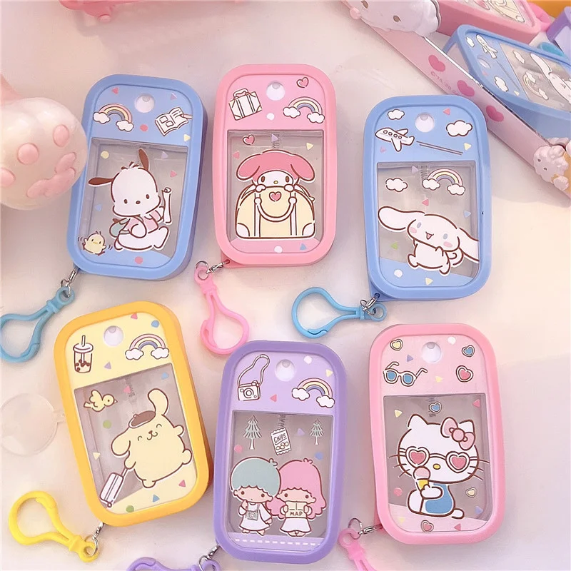 

45Ml Kawaii Sanrio Anime Cinnamoroll My Melody Pochacco Hello Kitty ABS Plastic Dispensed Spray Bottle Travel Portable Pendant