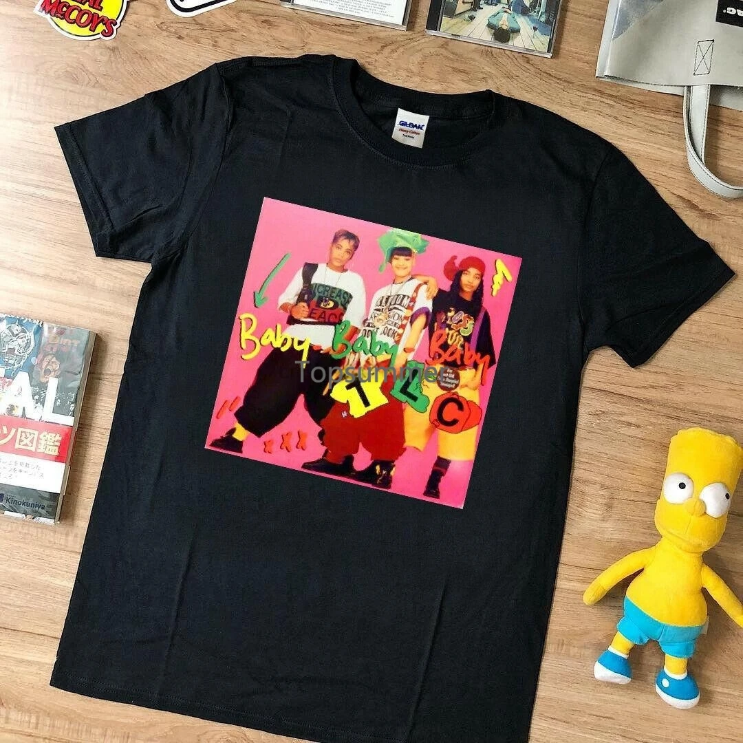 Vtg редкая Футболка-Tlc-Baby 90-х топ с перезаписью-ограниченная версия