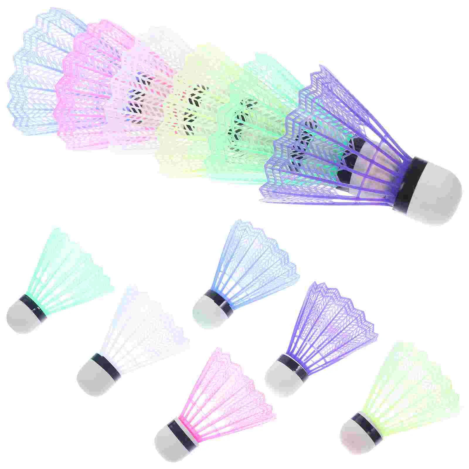 

WINOMO 12Pcs Nylon Shuttlecocks Training Plastic Badminton with Great Stability and Durability for Indoor Outdoor Sports