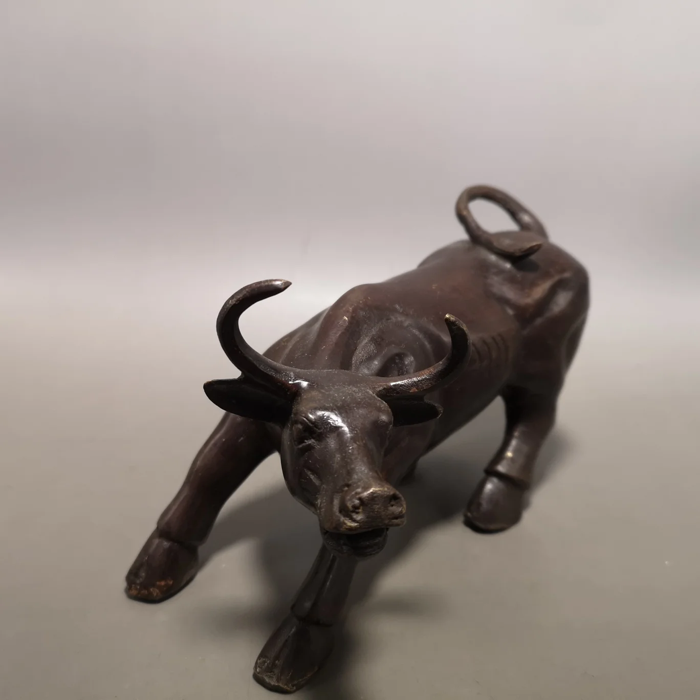 Винтажная настенная уличная статуя быка животное корова украшение скульптура