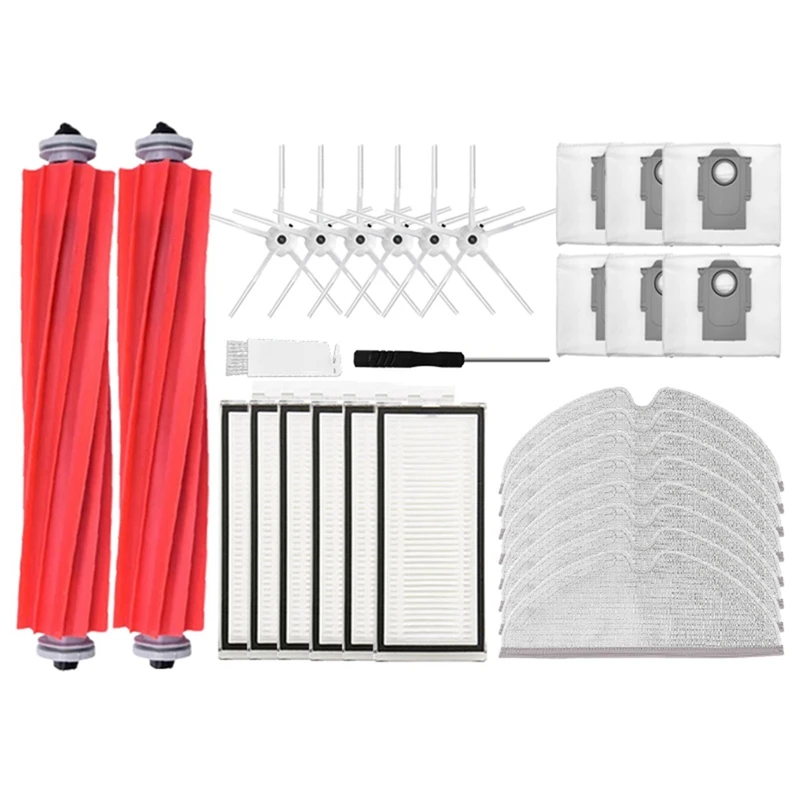 

Main Side Brush Filter And Mop Cloth Replacement For Xiaomi Roborock Q7 Max Q7 Max+ T8 Robotic Vacuum Cleaner
