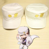 anime jojos bizarre adventure jotaro kujo joseph army military jojo cap hatbadge animation around free shipping