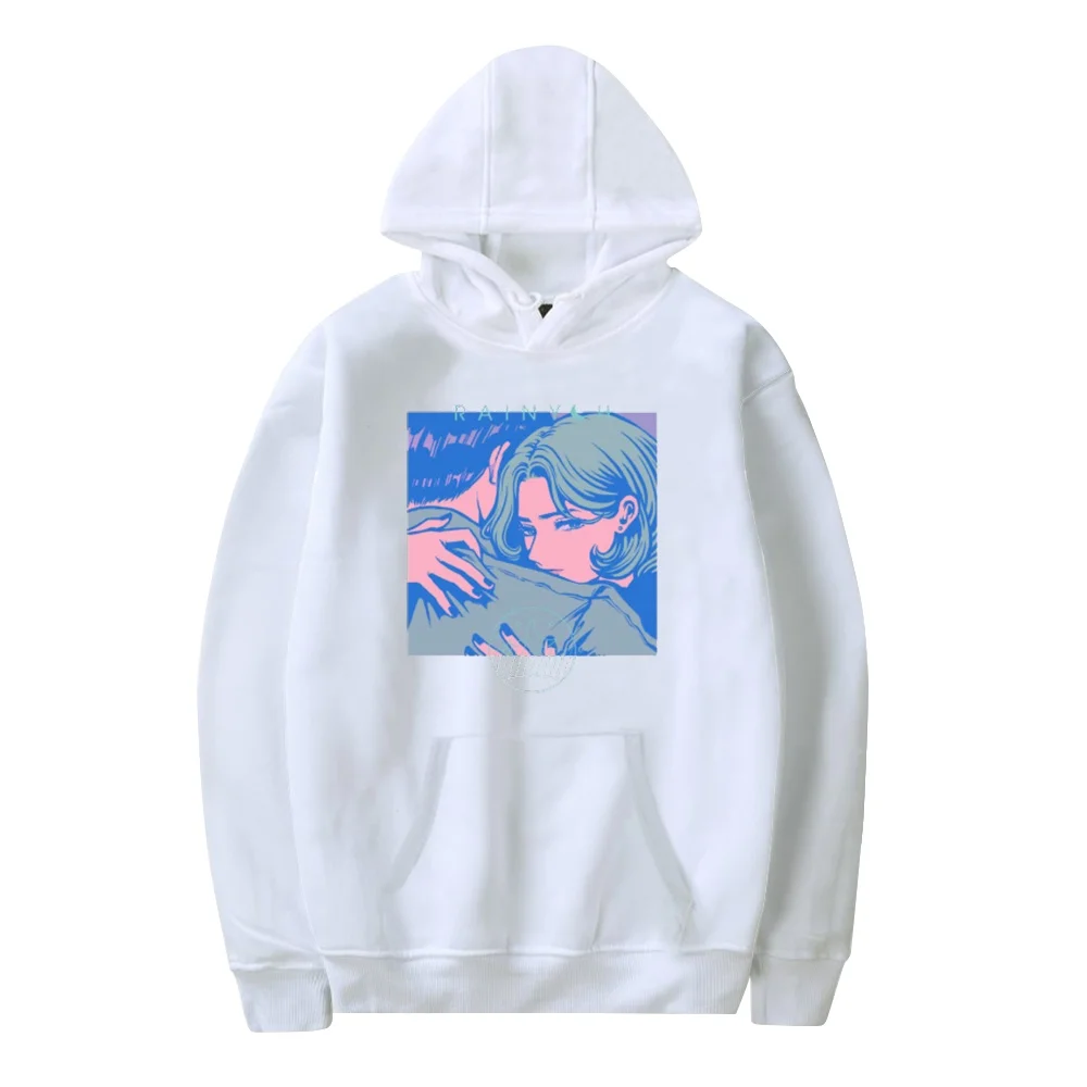 

2021 Rainych Merch Hoodie Unisex Pullover Women Men Tracksuit Harajuku Streetwear 90s Social Media Star Fashion Clothes