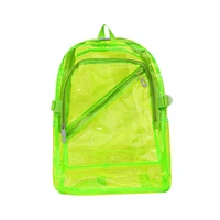 1pc clear backpack fashion trendy stylish chic transparent shoulders bag for girls students ladies