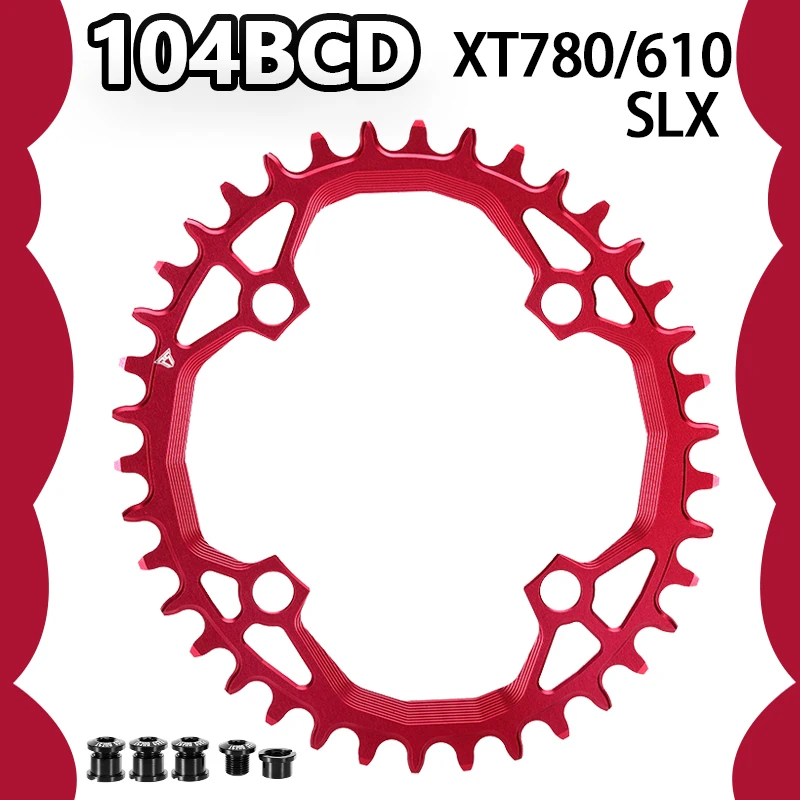 PASS QUEST Crown 104 Bcd Овальная для XT780/610 SLX Узкая широкая звездочка 32T 34T 36T 38T 40T 42T 44T 46T 48T