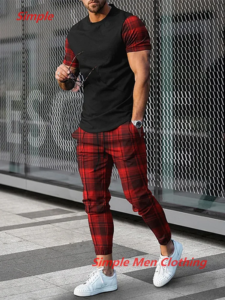Outfits Male Summer Luxury Men Sets Shorts Clothing Street T Shirt Two Piece 3D Print Casual Tracksuit Oversized Beach Sportwear