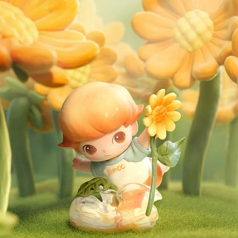 POPMART DIMOO MOMENTS IN BLOOM Серия оригинальных игрушек-сюрпризов в закрытой упаковке, милые модели, аниме-фигурки, подарок на день рождения (art.: 3920dbd602701) - 3920dbd602701