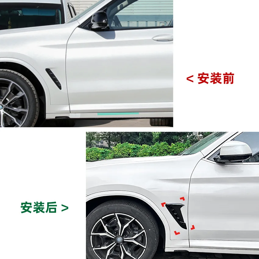 Фото Наклейка на крыло автомобиля (стиль M Sport) для BMW X3 X4 G01 G02 2018+ (трендовая, стандартная) – внешняя модификация №4