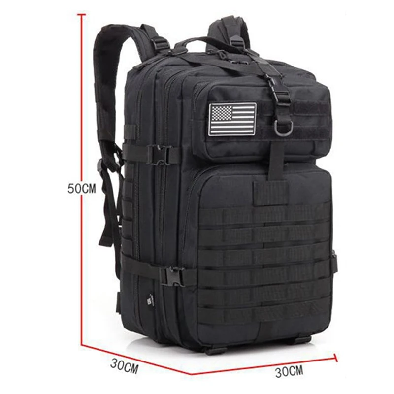 Нейлоновая водонепроницаемая сумка для походов рыбалки охоты 45 л 900D рюкзаки