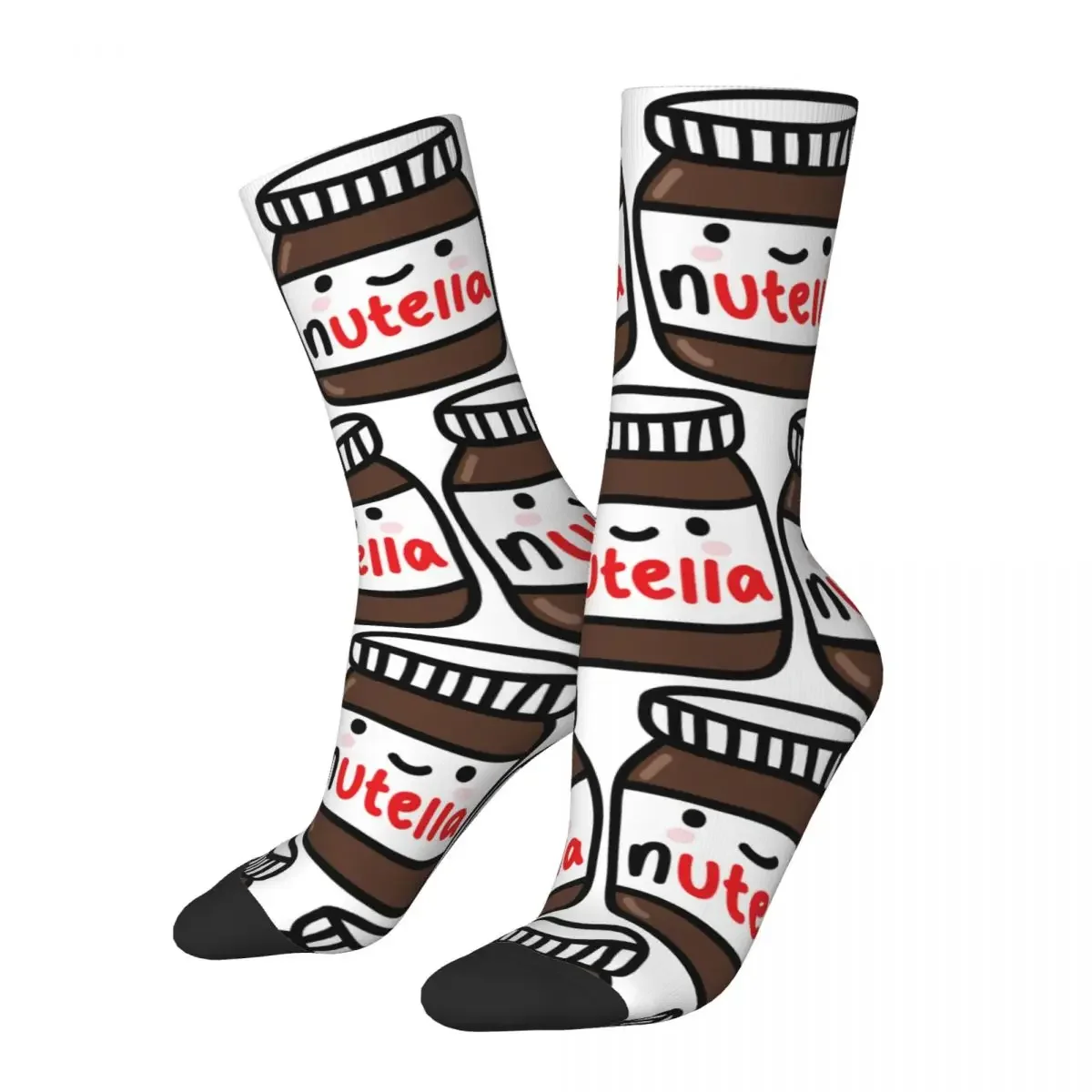 Женские милые носки Nutella хлопковые Модные женские товары в стиле Харадзюку