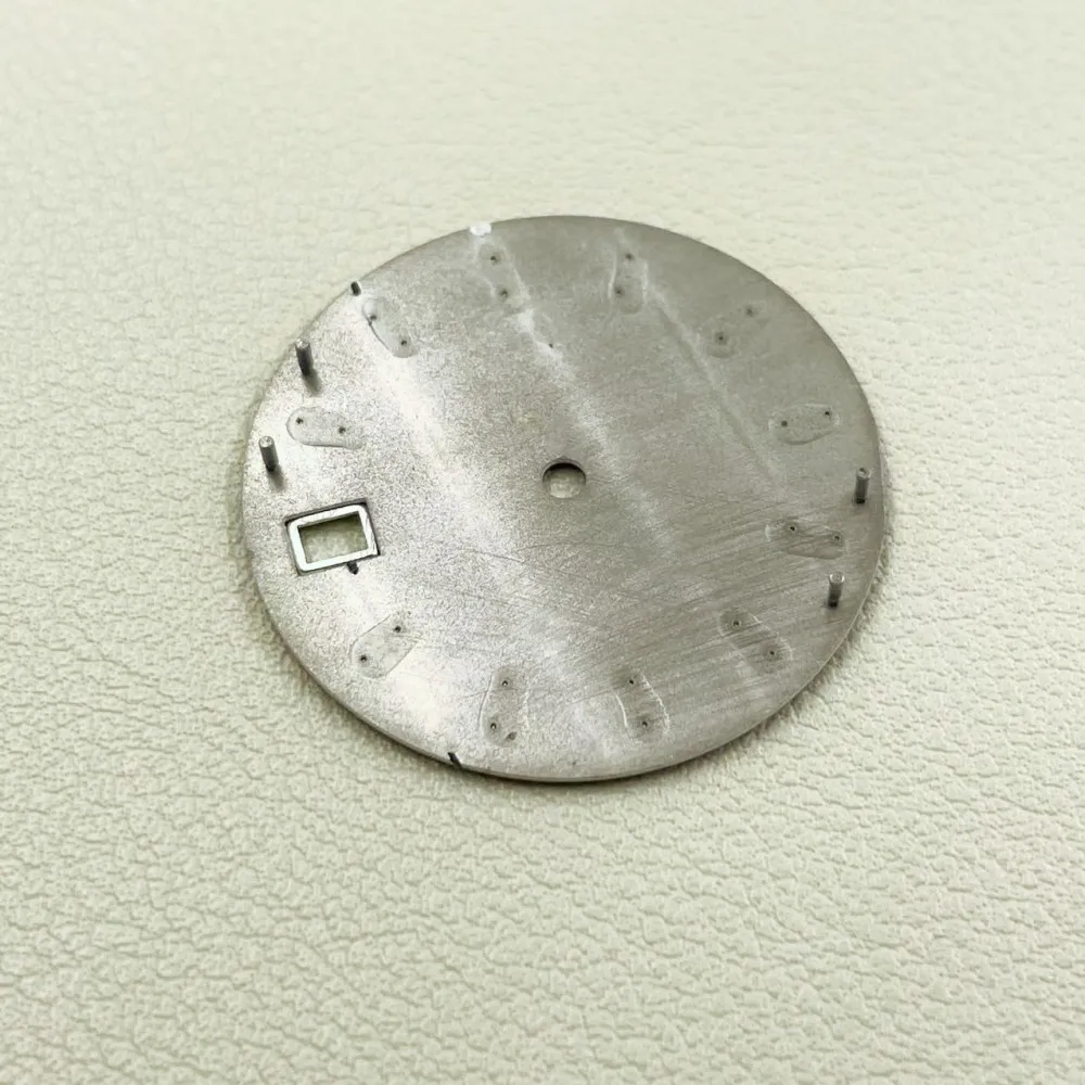 New modified NH35 dial ice blue luminous 28.5mm suitable for NH36/4R35/4R36 movement mechanical watch accessories