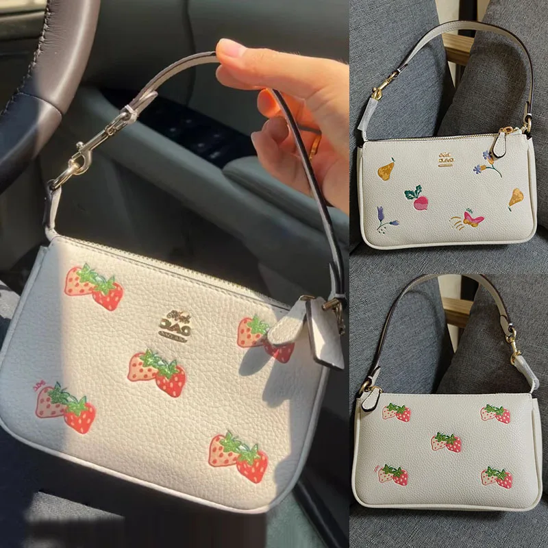 

News Women's Leather Country Style Fruit Pattern Shoulder Bag luxury designer handbags crossbody bags bolsas femininas de luxo