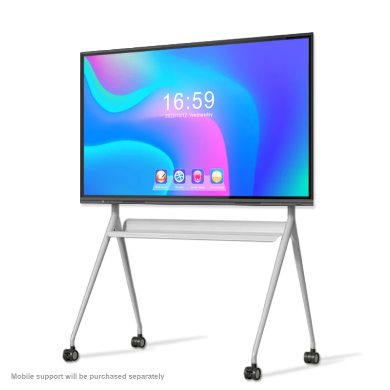 Фото Новая интерактивная доска с сенсорным экраном 4K LCD, 65, 75, 86, 98 дюймов, LED Smart Blackboard №1