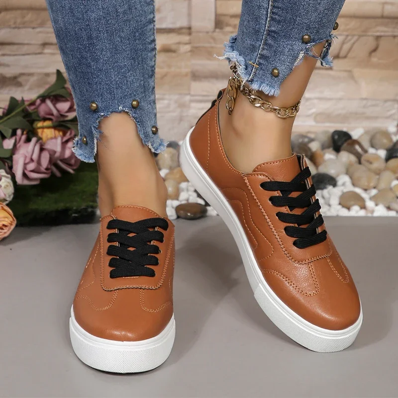 Женские кроссовки на плоской подошве Повседневные Классические для бега и