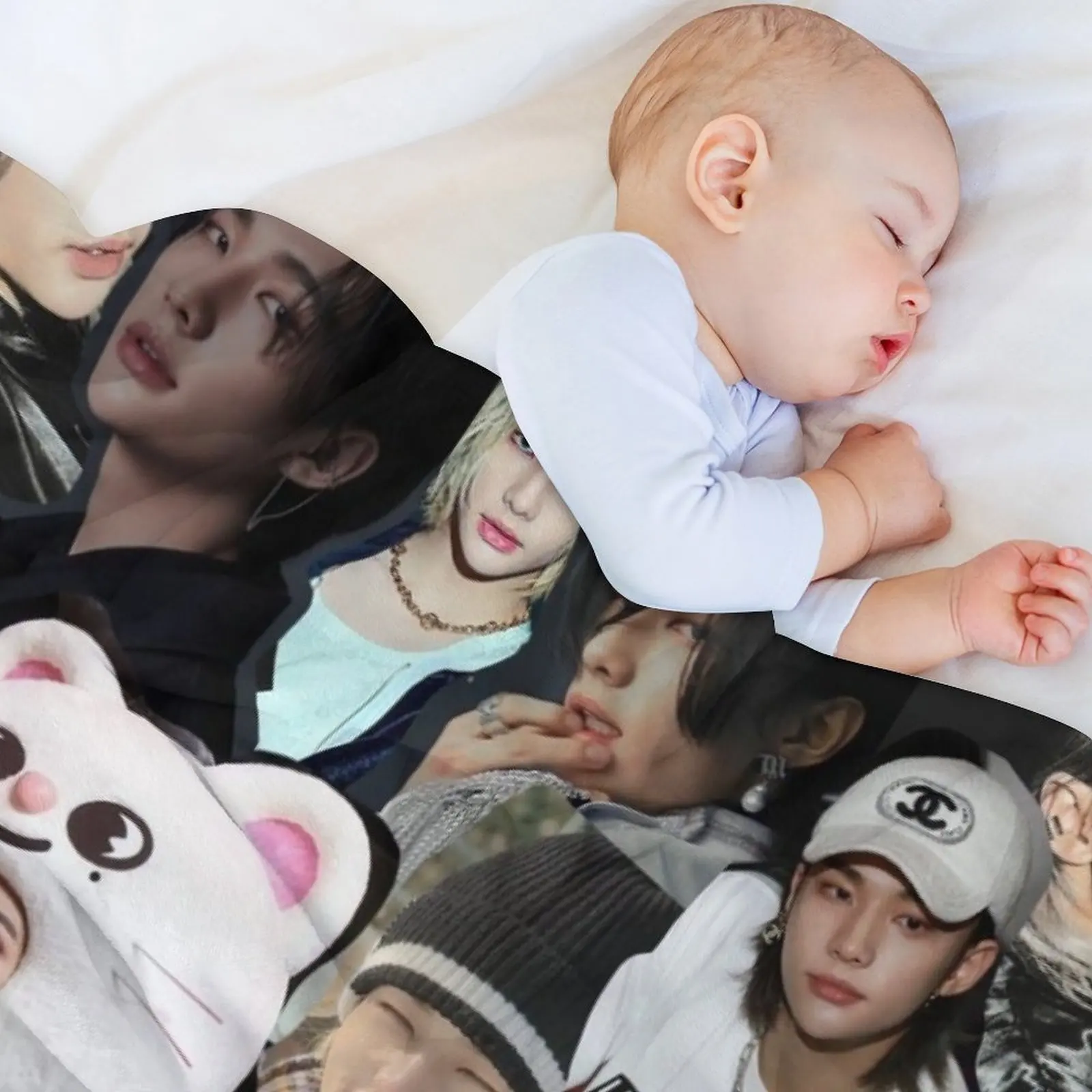 Коллаж Hyunjin одеяло Furrys красивые одеяла