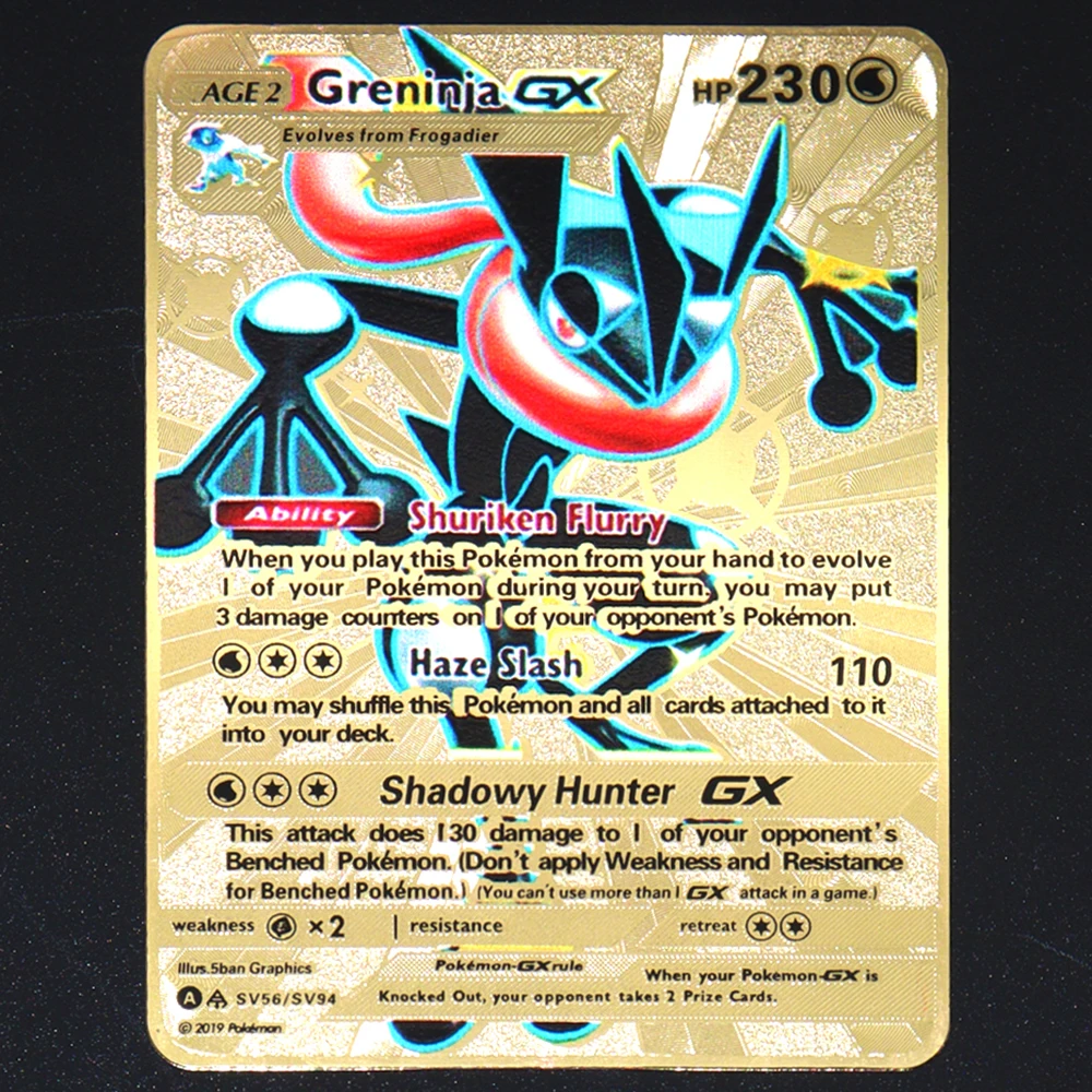

Pokemon Metal Star Charizard Greninja Rayquaza Mewtwo Toys Hobbies Hobby Collectibles Game Collection Anime Cards Vmax GX