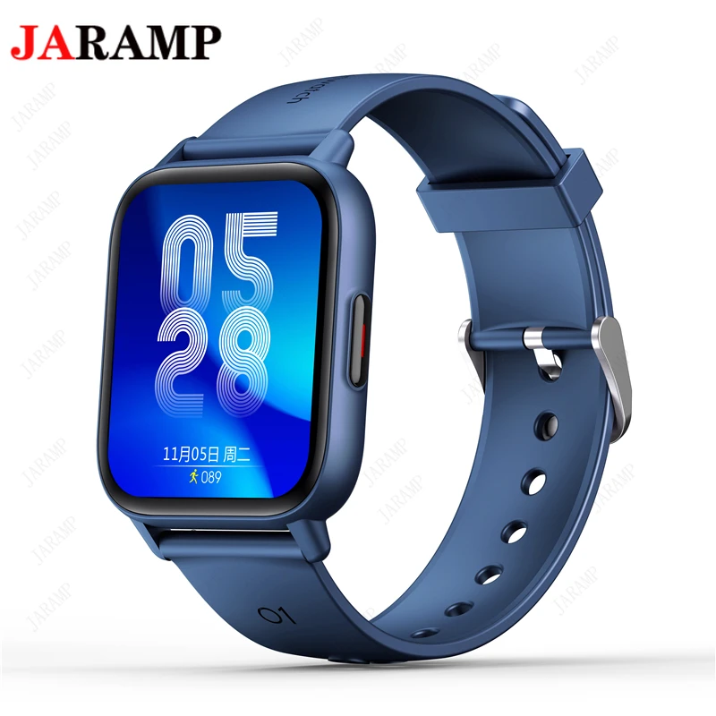 

Smart watch qs16pro com pulseira de monitor cardíaco, pressão arterial, à prova d'água, esportivo, masculino, feminino, android