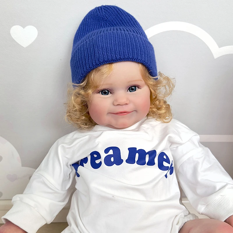 

60 см Мэдди реборн популярная милая кукла девочка с ручным корнем мягкие волосы кукла высокого качества Прямая поставка