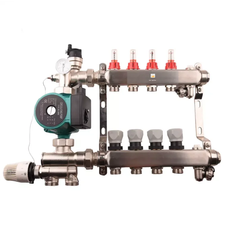 

heating control pack and floor heating mixing manifold heating system