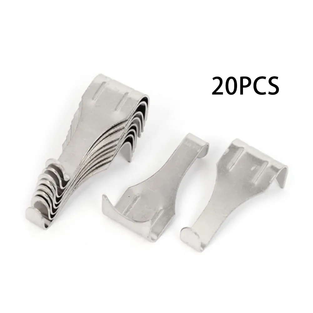 

20pcs Picture Rail Hooks Nickel Plated Metal Silver Hanging Picture Oil Painting Photo Mirror Frame Rail Hook S Hanger