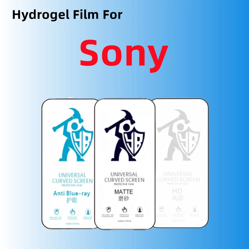 

2 шт. матовая Гидрогелевая пленка для Sony Xperia 1/8/10 III XZ3 XZ2 XZ1 Compact XA1 Plus XA2 ультра защита экрана от синего излучения HD