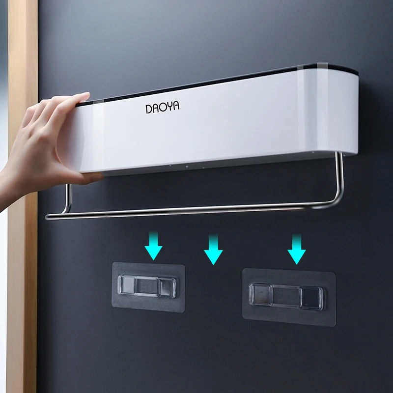 Полка для ванной комнаты органайзер душа стеллаж шампуня с держателем полотенец