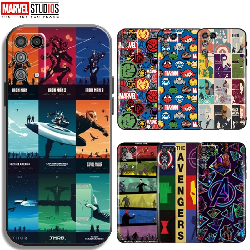 

Marvel Avengers Logo Phone Case For Samsung Galaxy M31 M31s Coque Bumper Black Funda