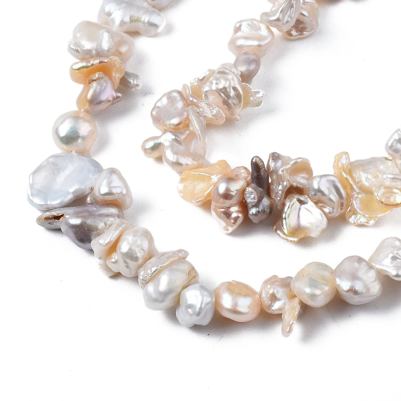 Бусины Из Натурального пресноводного жемчуга Keshi бусины в форме кристалла