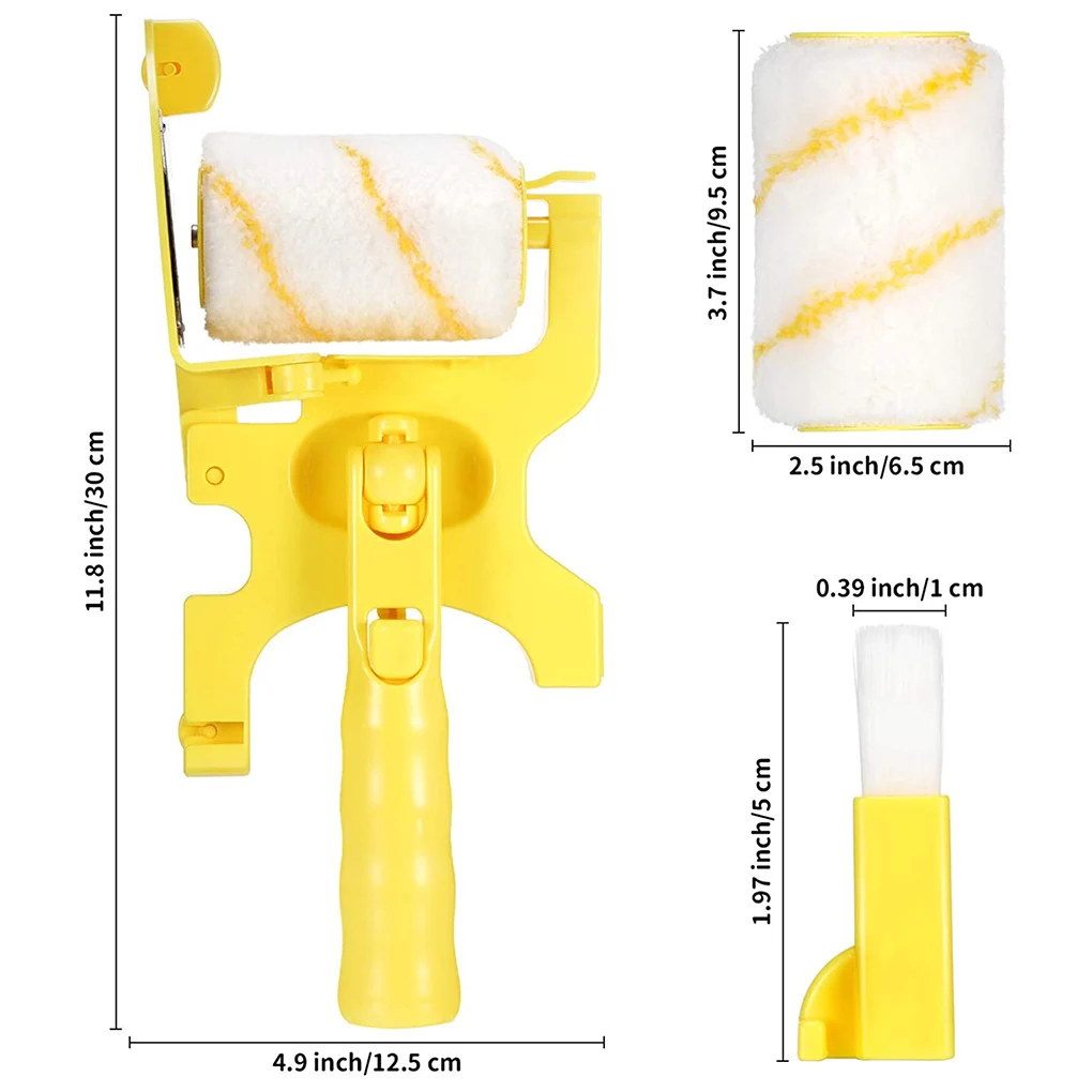 

Ролик для покраски стен, пластиковая настенная роликовая щетка, домашняя портативная декоративная кромка для потолка