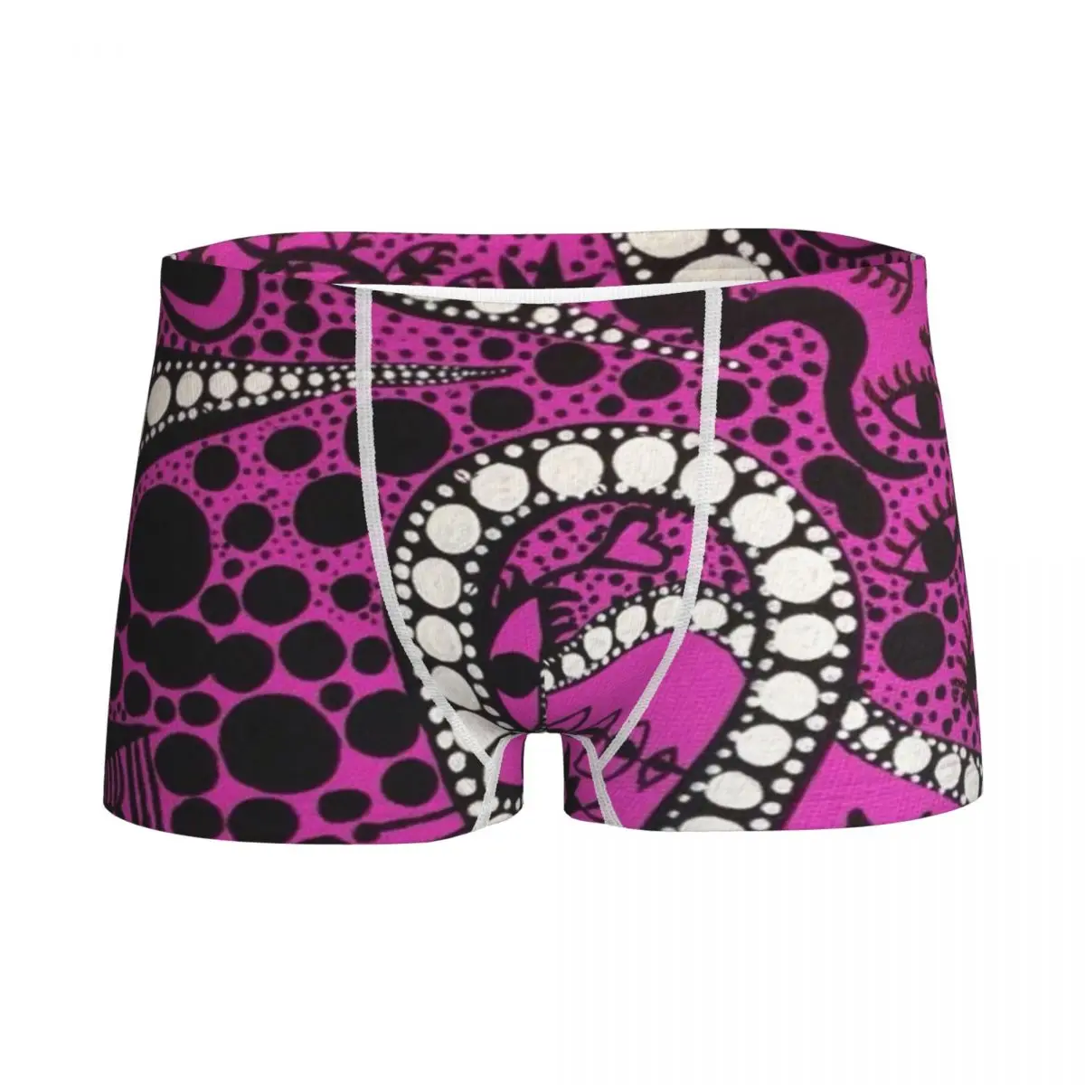 

Yayoi Kusama Boys Underwear Children Kids Boxer Brief Panties Violet Polka Print Boxer Shorts Underpants Male Boxer Brief