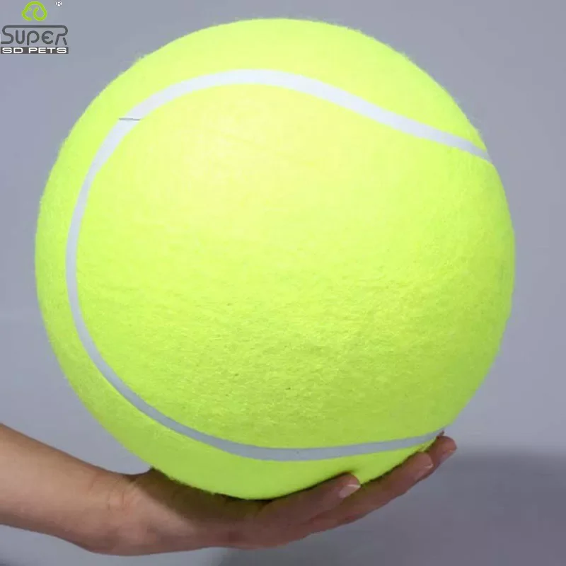 

NEW2023 24cm Dog Tennis Ball Giant Pet Toy Tennis Ball Dog Chew Toy Signature Jumbo Kids Ttoys For Puppies