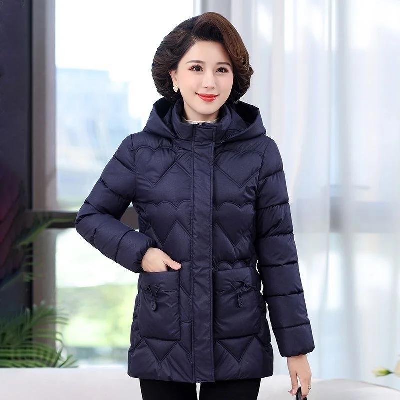 New mother's down Middle women's fashionable winter short small Middle and old westernized