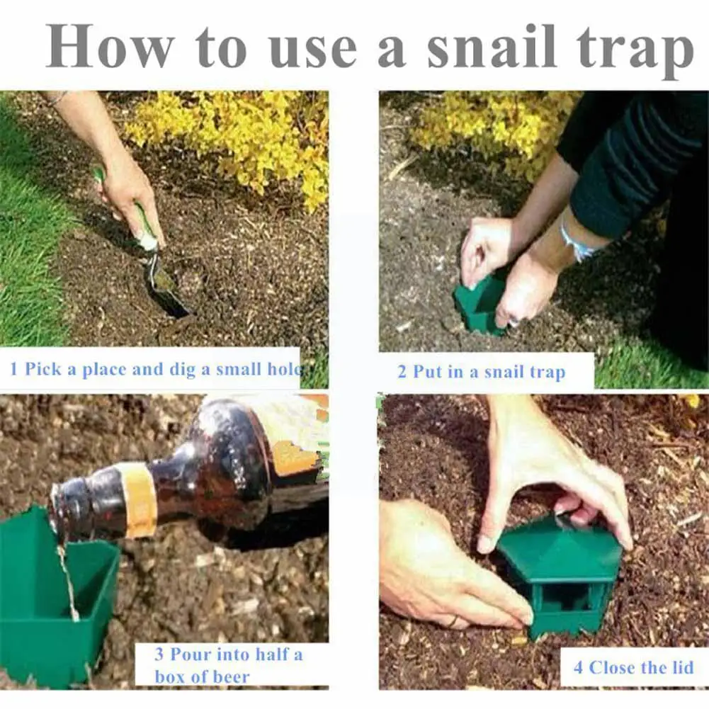 

Snail Cage Slug House Snail Catcher Snail Trap Plants Pest Animal Planaria Box Farm Pest Catch Repeller Garden Protector K0K9